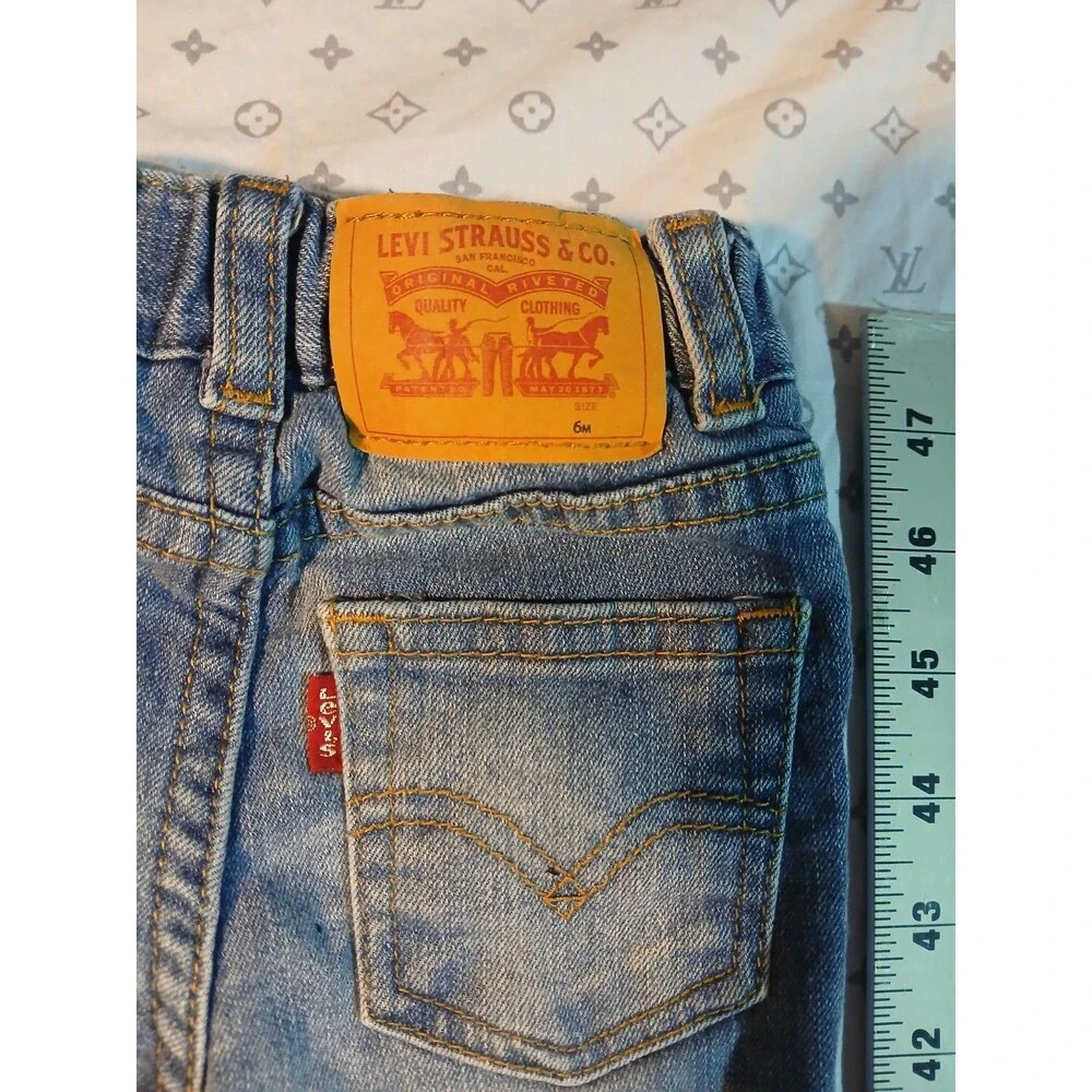 514 Straight Levis Distressed Baby 6m 62-68cm - Picture 3 of 3